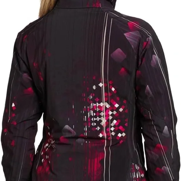 Stylish Women's Black and Pink Jacket by Salomon Women's Clima Pro Storm Medium - Picture 3 of 13